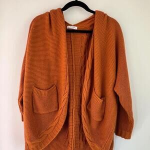 Acevog Burnt Orange Cardigan - Size XXL